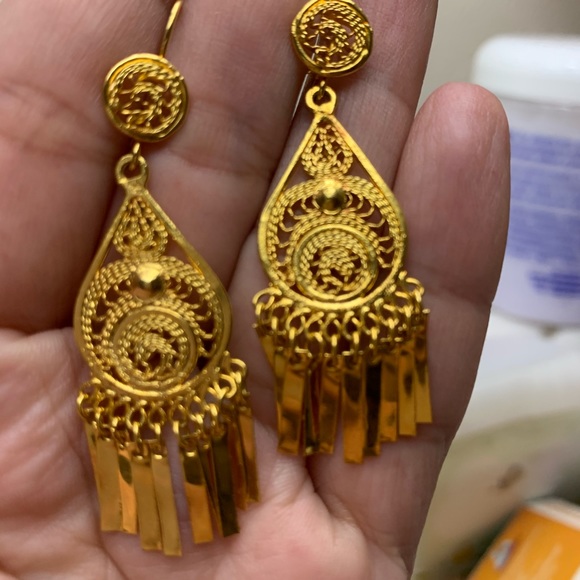 earrings, exclusive design Jewelry - 🔥Mexican Gold Filigree 🔥